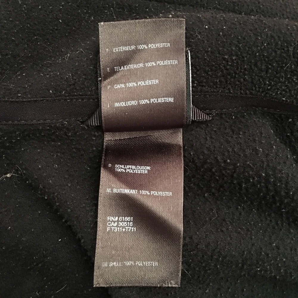 The North Face Black Full Zip Jacket Size Large